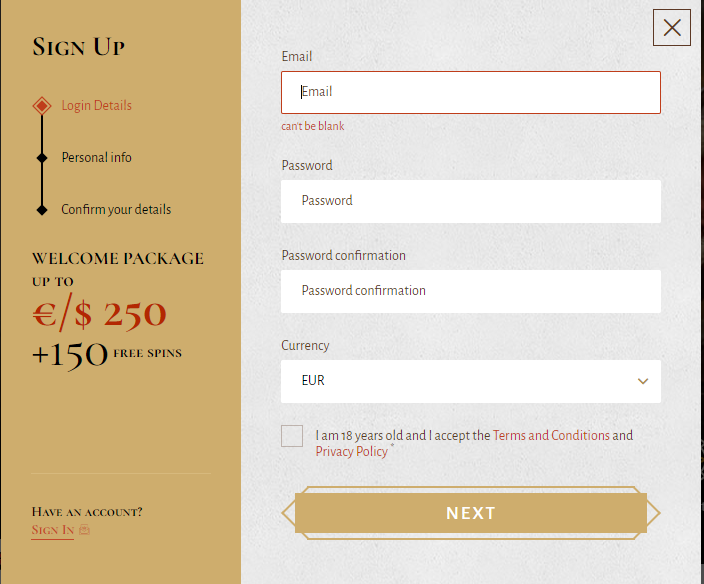 Avalon 78 Casino Ireland