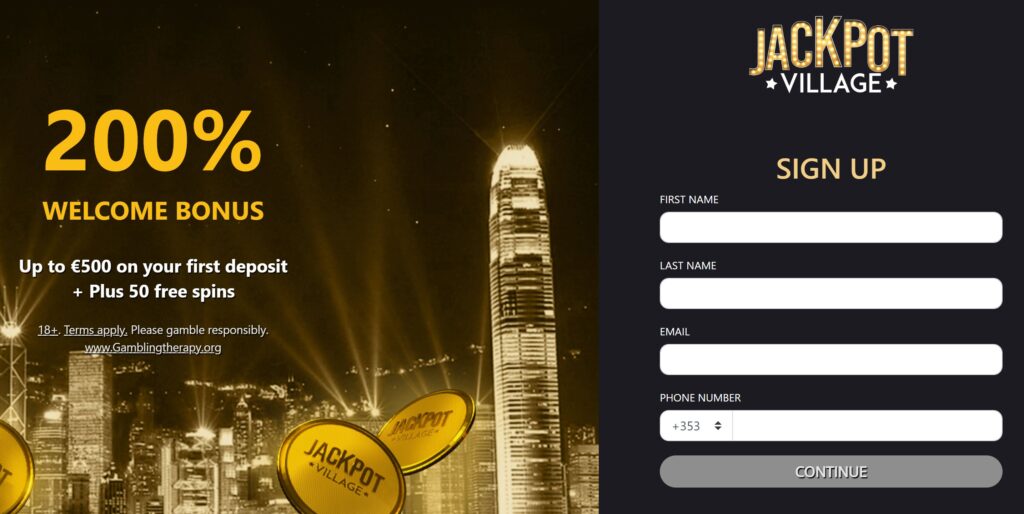 Jackpot Village Casino Bonus Ireland